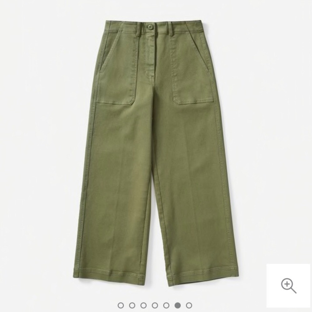 Everlane Wide Leg Crop Utility Pant - size 4